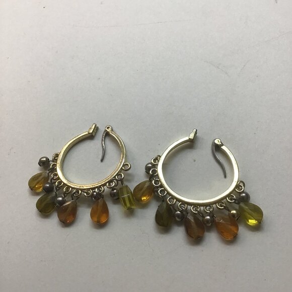 Dillards Earthtone Hoops - Picture 1 of 2